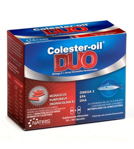 Colester- Oil Duo - 30 + 30 Cápsulas - Natiris